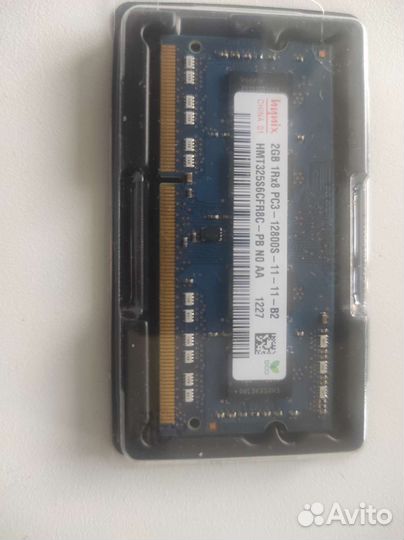 Озу hynix 2gb 1Rx8 PC3-12800S-11-11-82