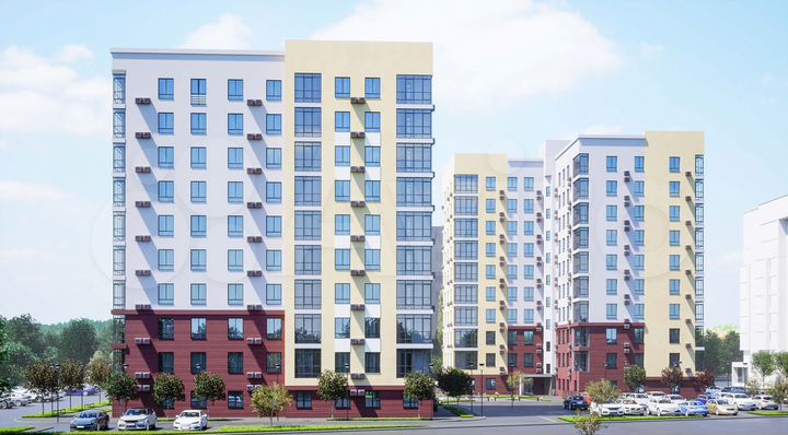 2-к. квартира, 49,8 м², 4/10 эт.