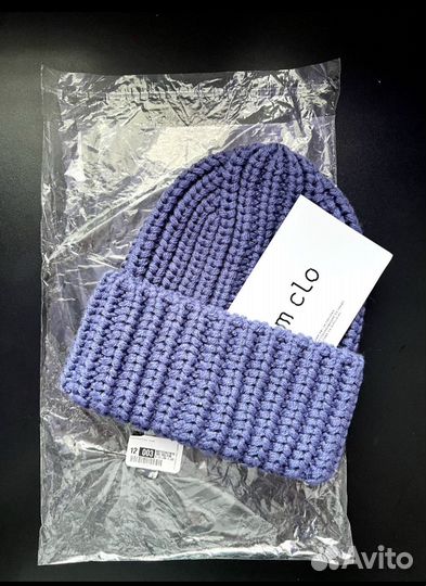 Шапка-бини Funky новая, синий, Aim clo