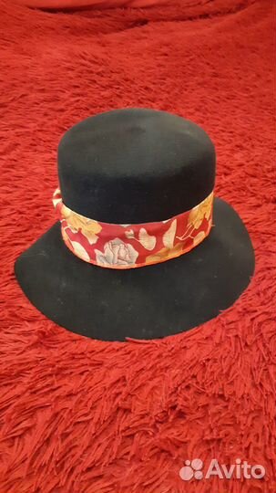 Шляпка женская фетровая