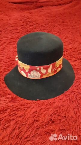 Шляпка женская фетровая