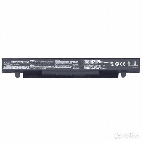 Аккумулятор Asus X550 15V 44Wh черная