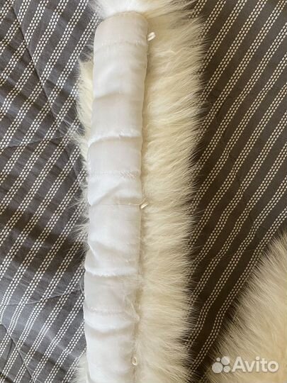 Меховой воротник песец