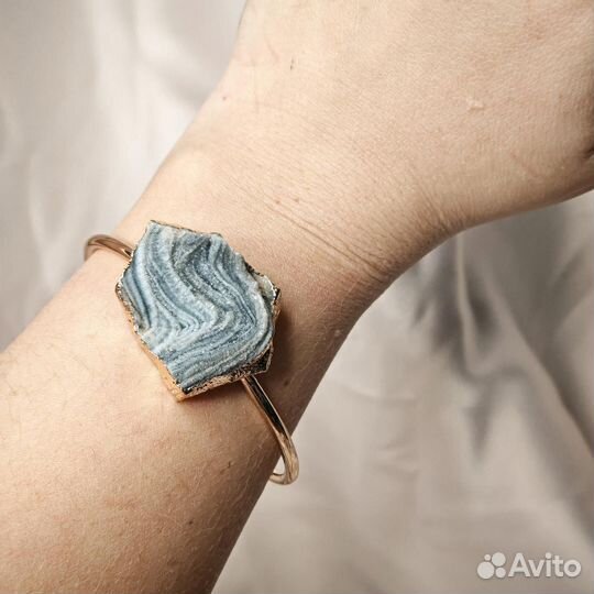 Комплект украшений с агатом