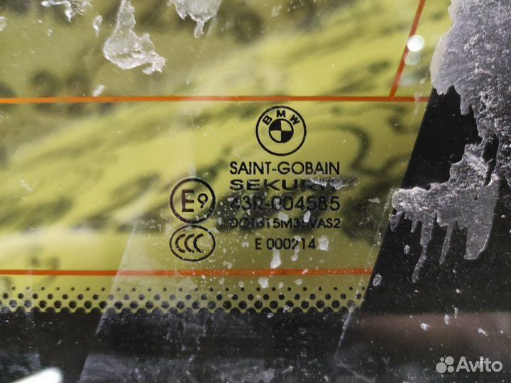 Форточка задняя правая Bmw X5 E70 N52B30 12.2008