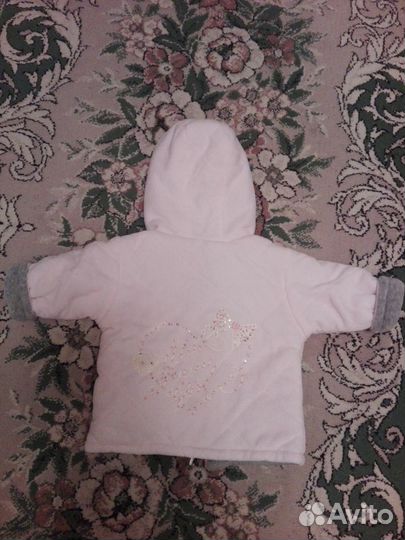 Тёплая кофта 0-1 год