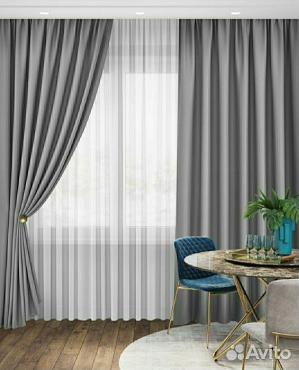 Шторы и тюль готовые