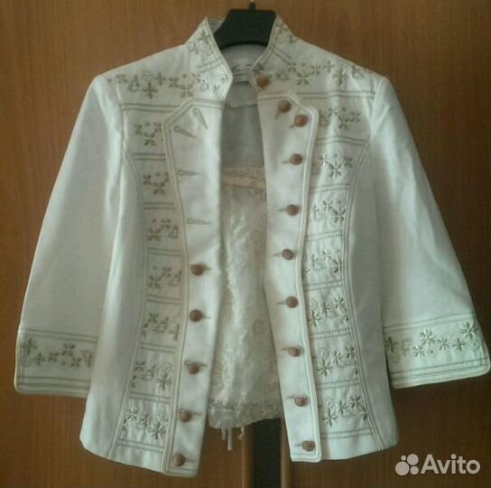 Топ+ пиджак+ бриджи+ брюки- 4 вещи