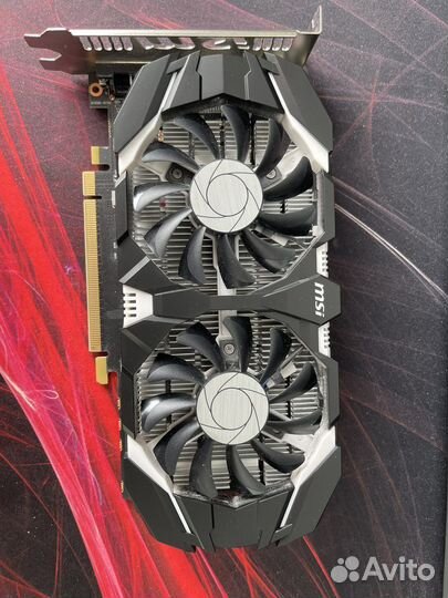 Видеокарта MSI GeForce GTX 1050 Ti 4 гб