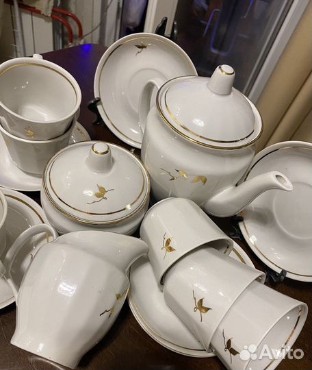 Чайно- кофейный сервиз СССР Чайка