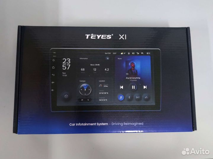 Магнитола Teyes X1 Wi-Fi,2/32Гб,IPS,9 дюймов