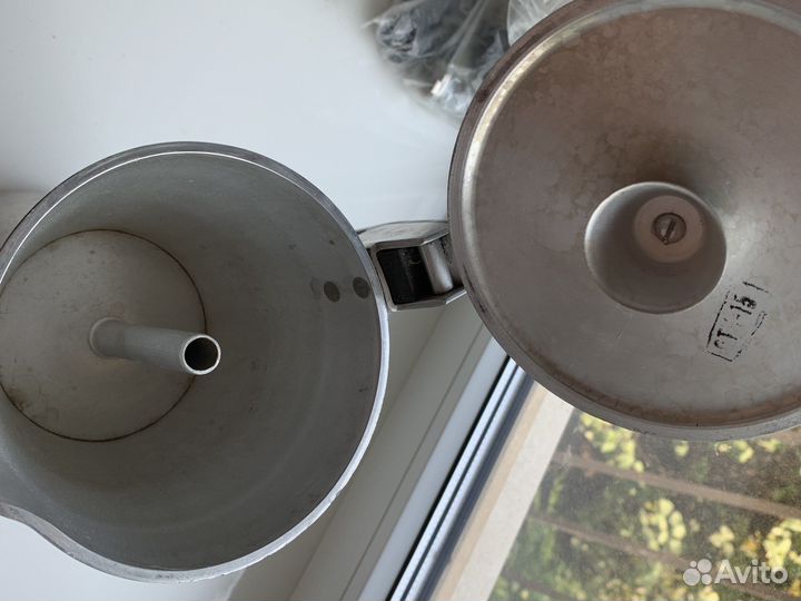 Кофеварка гейзерная СССР 1л