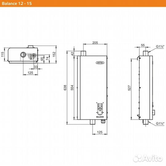 Электрокотел zota Balance 12