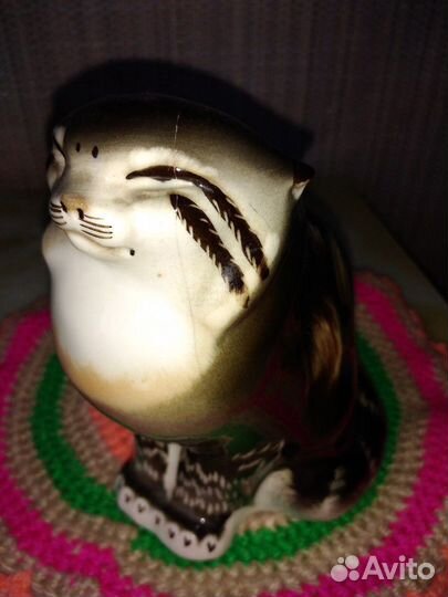 Статуэтка,Камышовый кот,Манул