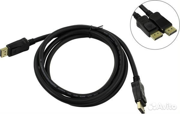 Кабель аудио-видео vcom CG632-2M DisplayPort (M)