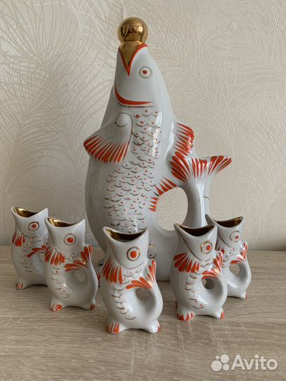 Сервиз СССР рыбки