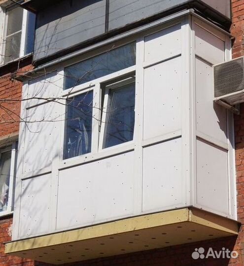 Балкон пластик под ключ