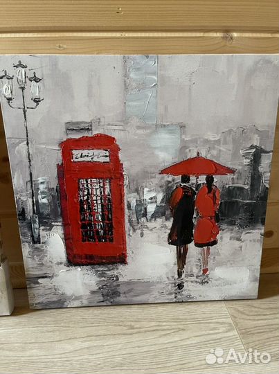 Две картины на холсте