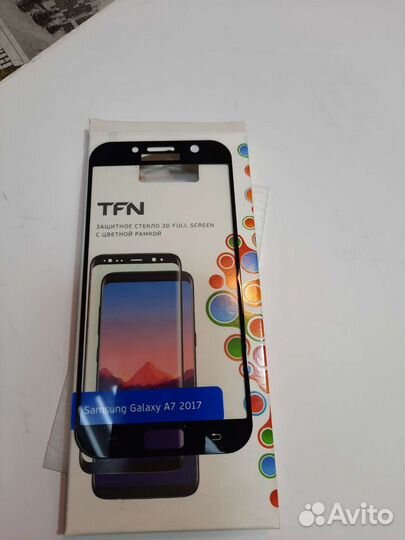 Защитное стекло Samsung A7 2017
