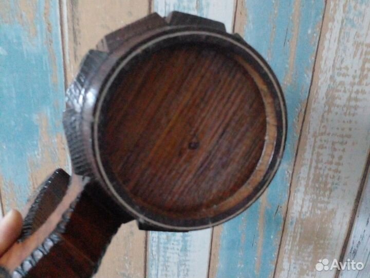 Пивная деревянная кружка