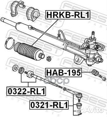 Тяга рулевая перед прав лев Febest