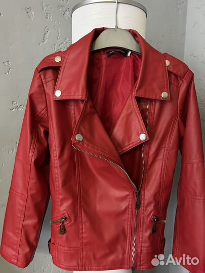 Кожаная куртка детская