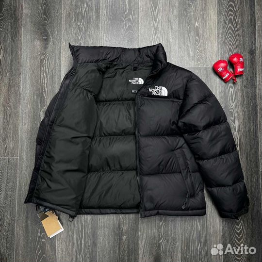 Пуховик The north face (до -30C) черный 46-56