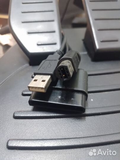 Игровой руль с педалями для пк и ps