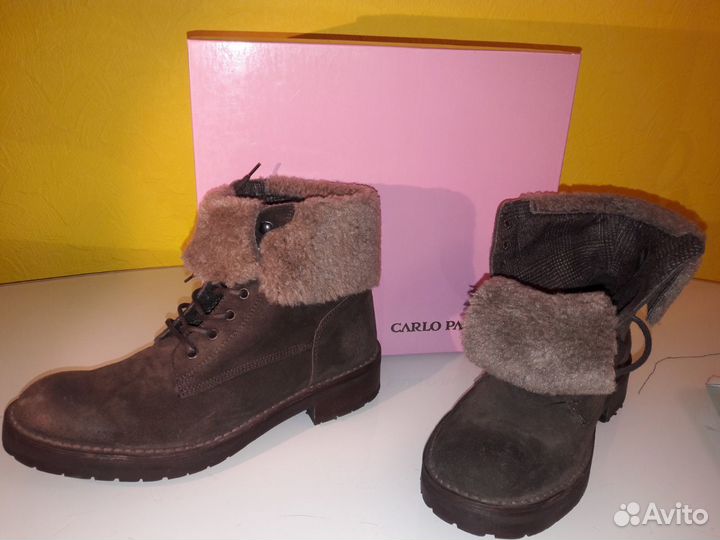 Продаю новые утеплённые женские ботинки К.Пазолини