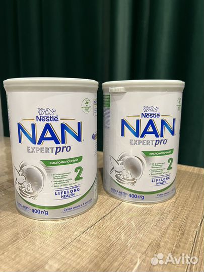 Нан кисломолочный 2