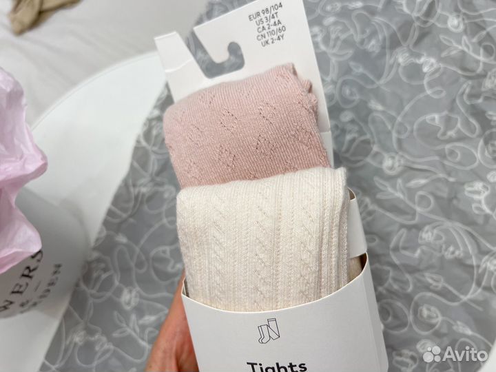 Новые Колготки для девочки hm 98 104