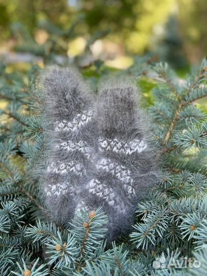 Шерстяные носки детские Козий пух