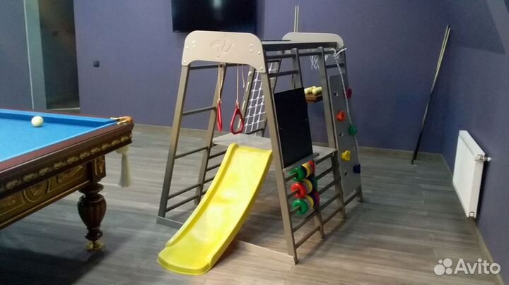 Детский комплекс шведская стенка сетка-лазанка
