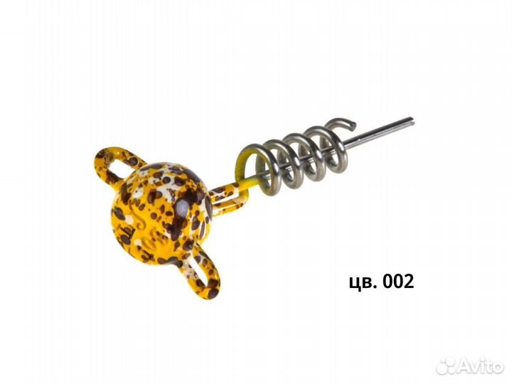 Груз-головки спираль 3D Lucky John 10 гр. #002;003