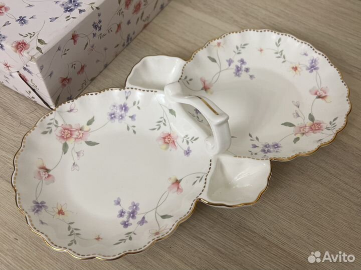 Менажница фарфоровая