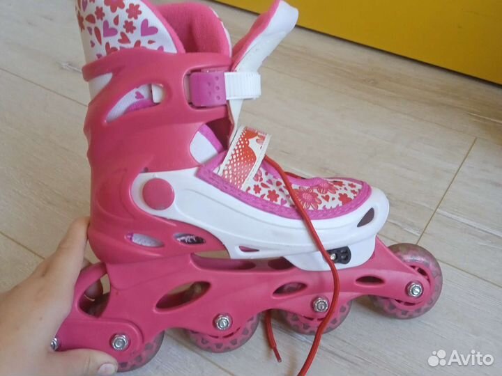 Роликовые коньки женские размер 35-37