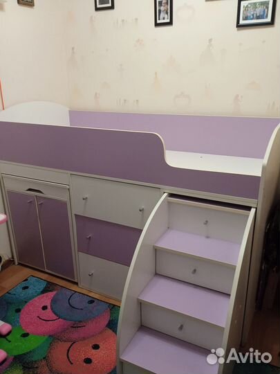 Детская кровать от 3 лет с матрасом бу