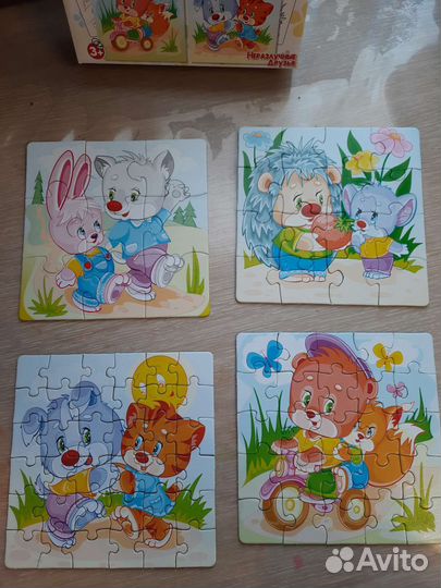 Пазл 4 в 1 для малышей