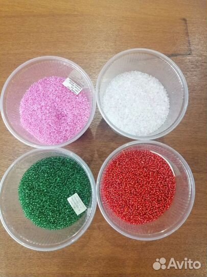 Бисер, косая бейка