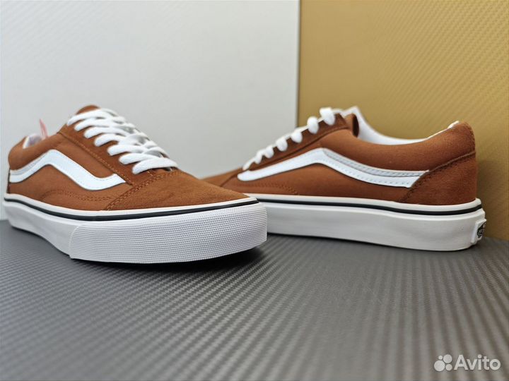 Кеды Vans Old skool коричневые