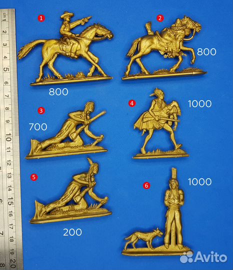 Индейцы Ковбои солдатики Дикий Запад Франция