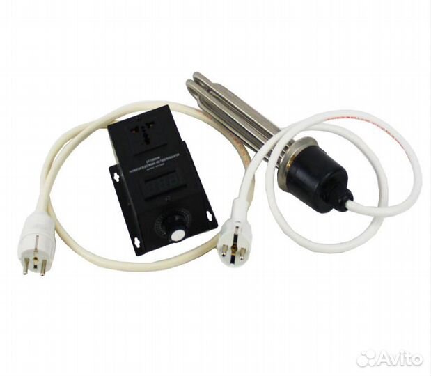 Тэн 4,5 кВт под кламп с регулятором 10000W