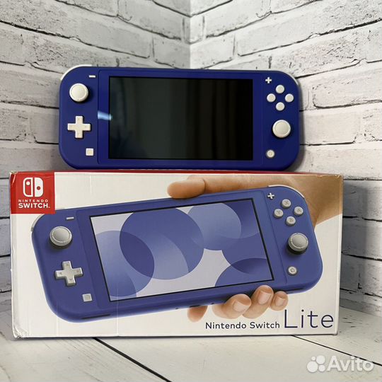 Новый Nintendo Switch Lite 32 Gb Синий