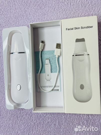 Лопатка для чистки лица. уз скрабер