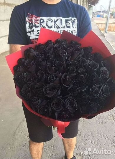 Чёрные розы Цветы Доставка