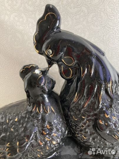 Копилка Майолика Старая Гжель антикварная