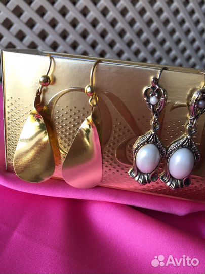 СССР Серьги Бижутерия Раритет