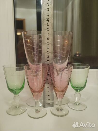 Фужеры рюмки стекло