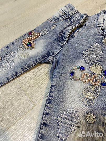 Джинсы на девочку