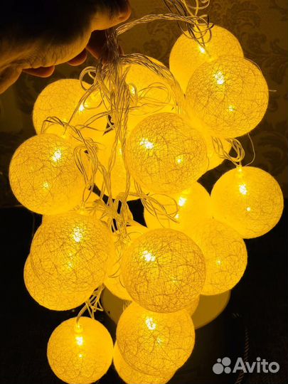 Гирлянда для украшения шарики